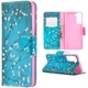 Чохол з малюнком Deexe Color Wallet для Samsung Galaxy S21 (G991) - Plum Blossom - зображення 1