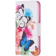 Чохол з малюнком Deexe Color Wallet для Samsung Galaxy S22 (S901) - Two Butterflies - зображення 2