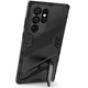 Захисний чохол з підставкою Deexe Bibercas для Samsung Galaxy S22 Ultra (S908) - Black - зображення 3