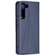 Чохол-книжка з кишеньками UniCase Geometric Pattern для Samsung Galaxy S22 (S901) - Blue - зображення 3
