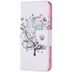 Чохол з малюнком Deexe Color Wallet для Samsung Galaxy S22 (S901) - Flower Tree - зображення 2