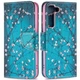 Чохол з малюнком Deexe Color Wallet для Samsung Galaxy S22 (S901) - Plum Blossom - зображення 1