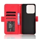 Чехол-книжка с кармашками Deexe Wallet Stand для Realme C63 / C61 / Note 60x - Red - изображение 5