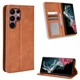 Чохол-книжка Deexe Retro Style для Samsung Galaxy S22 Ultra (S908) - Brown - зображення 8