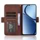 Чехол-книжка с кармашками Deexe Wallet Stand для Realme C63 / C61 / Note 60x - Brown - изображение 2