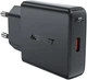 Мережевий зарядний пристрій Acefast A65 PD20W GaN single USB-C ultra-thin charger Black (6974316282686) - зображення 1