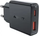 Сетевое зарядное устройство Acefast A69 PD30W GaN USB-A+USB-C ultra-thin charger Black (6974316282709) - изображение 1