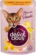 Упаковка Дополнительного консервированного корма для взрослых кошек Delickcious Хлопья с уткой и лесными ягодами в сливочном соусе 80 г х 12 шт (D6251502_1) - изображение 2