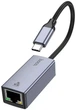 Сетевая карта Ethernet адаптер переходник Hoco UA37 RJ45 to Type-C 1000Mbps 120мм серый - изображение 5