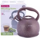 Чайник Kamille Whistling Kettle 3л из нержавеющей стали со свистком (коричневый гранит) (KM-1074BRW) - изображение 3