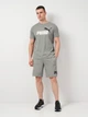 Футболка хлопковая длинная мужская Puma Ess 2 Color No. 1 Logo Tee 68470803 3XL Medium Gray Heather (4067983326431) - изображение 3