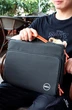 Сумка-чехол для ноутбука или документов противоударная Dell Делл 16" Черная ( код: IBN046B1 ) - изображение 10