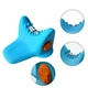 Импульсный массажер-подголовник для снятия мышечного напряжения Cervical Spine Pillow, электрическая массажная подушка для шеи Голубая CPS-174-Blue - изображение 3