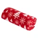 Плед Ardesto Christmas Fleece 130x160см, 100% поліестер, засніжені ялинки - изображение 2