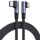 Кабель UGREEN US335 USB 2.0 Type-C to Type-C M-M 2м 20V 5A 100W Space Grey (70698) - изображение 1