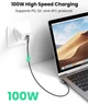 Кабель UGREEN US335 USB 2.0 Type-C to Type-C M-M 2м 20V 5A 100W Space Grey (70698) - изображение 4