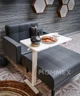 Приставной мобильный столик с регулировкой высоты Hommex Mobidesk Duo USB White (TH-010-2 White) - изображение 6