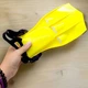 Набір для плавання (маска, ласти, трубка), жовтий L/XL 34-38 - изображение 2