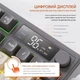 Набор Беспроводная игровая клавиатура FREEWOLF M96 + МЫШКА, джойстик Bluetooth, 2.4G, RGB LED подсветка с экраном, PBT клавиатура, 3000 мАч, раскладка QWERTY США - Coffee - изображение 8