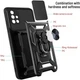 Протиударний чохол Armor Ring + захиcт камери для Samsung Galaxy A51 (A515) case Simon чорний - зображення 15
