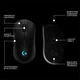 Ігрова миша бездротова LOGITECH PRO 2 Lightspeed (L910-007295) Чорний - изображение 8