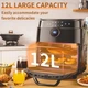 Аэрогриль мультипечь DSP KB 2089 1800W аэрофритюрница безмасляная 12 л - изображение 3