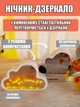 Ночник настольный с тюльпанами светильник в зеркале светодиодный ночник «Облако и тюльпаны» - изображение 4