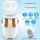 Очищающая массажная щетка для лица Sonic Facial Cleansing Brush LT-606 с тремя насадками 1000 мАч - изображение 4