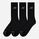 Набор мужских носков высоких New Balance Prfm Basic Crew LAS51423BK 43-46 3 пары Черный (197968528360) - изображение 2
