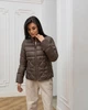 Весняна куртка коричнева біопух XXL - зображення 1