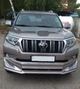 Накладки на передний и задний бампер Modelista V3-LED (2017-) Белый цвет для Toyota Land Cruiser Prado 150 - изображение 6
