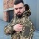 Куртка на микрофлисе Софтшел с капюшоном хищник размер 2XL - изображение 6