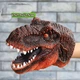 Игрушка на руку тираннозавр резиновая игрушка для детей динозавр на руку - изображение 2