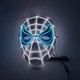 Неоновая Лед маска Человек паук белая. Карнавальная Led маска Spider Man - изображение 2
