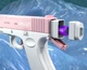 Дитячий Водяний пістолет Glock. Рожевий автоматичний водяний пістолет + 2 обойми - зображення 4