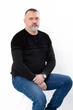 Светр чоловічий NoBrand L Антрацит (p-16500-190802) - зображення 2