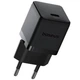 Комплект для быстрой зарядки Зарядное сетевое устройство Baseus Palm 20W Type-C QC3.0+PD3.0 + Кабель Type-C to Type-C 60W 1m (P10111602113-01) Black - изображение 6