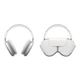 Бездротові Premium Bluetooth навушники HOCO W58 з активним шумозаглушенням ANC, Smart Case, 50h, Type-C, Silver - зображення 2