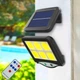 Уличный фонарь-прожектор на солнечной батарее Solar Light BK-128-6 с датчиком движения и пультом Д/У MX-00007259 - изображение 1