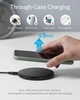Бездротовий зарядний пристрій Anker 313 Wireless Charger (Pad) Qi 10W Black - зображення 5