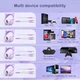 Дротова ігрова гарнітура ONIKUMA Gaming CAT with LED X11, USB, 3.5mm, 2.2m, purple - зображення 7