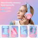 Дротова ігрова гарнітура ONIKUMA Gaming CAT Gradient with RGB K9, USB, 3.5mm, 2.2m, pink&blue - зображення 3