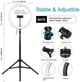 Кольцевая USB LED лампа Puluz PKT3061B 11.8" + штатив 1.65 м - изображение 4