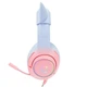 Дротова ігрова гарнітура ONIKUMA Gaming CAT Gradient with RGB K9, 7.1, USB, 2.2m, pink&blue - зображення 4