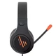 Дротова ігрова гарнітура MeeTion Gaming Backlit MT-HP021, USB, 3.5mm, 1.8m, black-orange - зображення 3