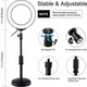 Кольцевая USB RGBW LED лампа Puluz PKT3047B 6.2" + настольное крепление - изображение 4
