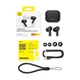 Беспроводные наушники Baseus Bowie E17 True Wireless Bluetooth Earphones, ENC, TWS, BT5.3, 35mAh, 430mAh, 6h, Black A00072200113-Z1 - изображение 7