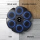 Настінний боксерський тренажер EasyFit музична боксерська мішень з рукавичками, чорний (02595) - зображення 3