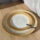Тарелка десертная Siena 19 см фарфор бело-оранжевая AR2919SBG фарфор - изображение 3