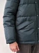 Стильная мужская зимняя куртка GAP с капюшоном зеленая M - изображение 2